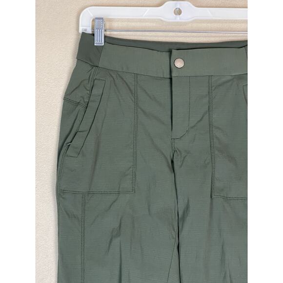 Athleta Pants Womens 2 Dark Green Trekkie Jogger 2.0 Tapered Elastic Waist - Picture 3 of 13
